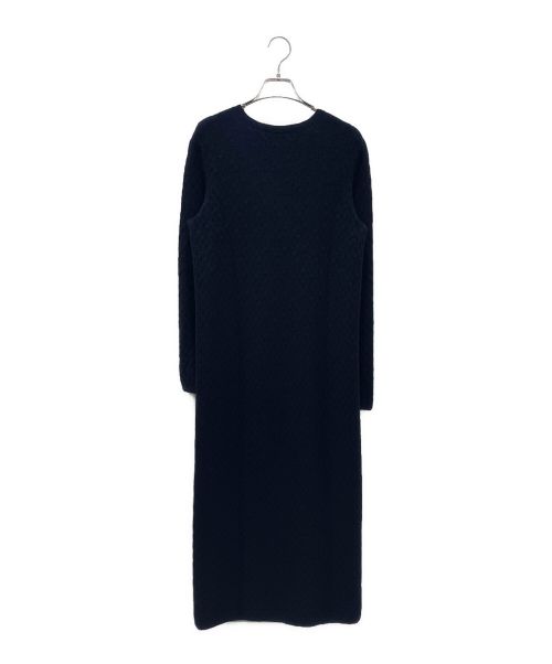 CHANEL（シャネル）CHANEL (シャネル) ロング セーター ドレス ワンピース ネイビー サイズ:40の古着・服飾アイテム