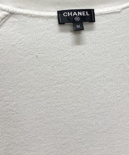 CHANEL（シャネル）CHANEL (シャネル) P57/ココマークスウェットTシャツ/半袖スウェット ホワイト サイズ:Mの古着・服飾アイテム