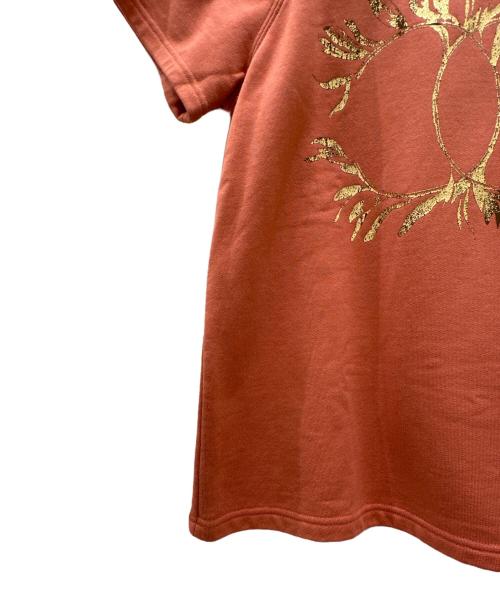 CHANEL（シャネル）CHANEL (シャネル) ココマークロゴ半袖スウェット オレンジ サイズ:Sの古着・服飾アイテム