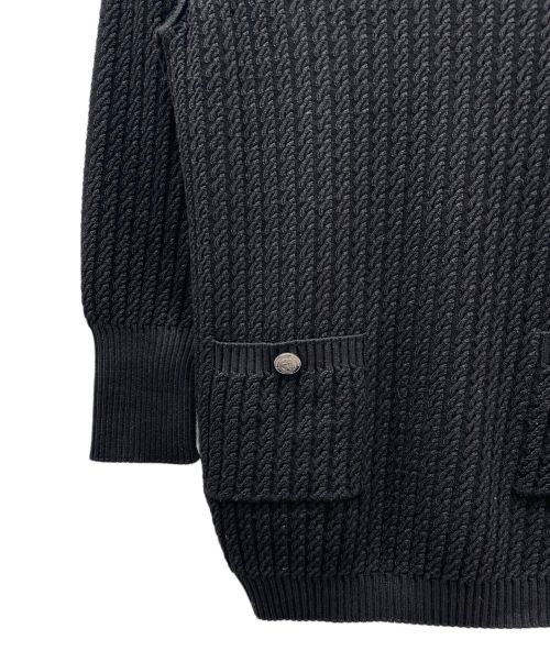 CHANEL（シャネル）CHANEL (シャネル) ココボタンプルオーバーニット ブラック サイズ:34の古着・服飾アイテム