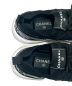中古・古着 CHANEL (シャネル) ココマーク ニット ロゴ スニーカー ブラック サイズ:39：60000円