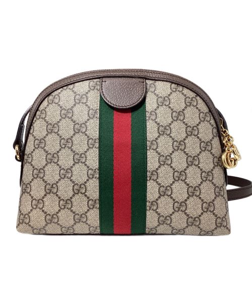 GUCCI（グッチ）GUCCI (グッチ) Ophidia Small Shoulder Bag（オフィディアスモールショルダーバッグ） ベージュ サイズ:-の古着・服飾アイテム