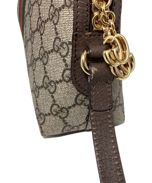 GUCCI（グッチ）GUCCI (グッチ) Ophidia Small Shoulder Bag（オフィディアスモールショルダーバッグ） ベージュ サイズ:-の古着・服飾アイテム