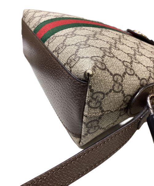 GUCCI（グッチ）GUCCI (グッチ) Ophidia Small Shoulder Bag（オフィディアスモールショルダーバッグ） ベージュ サイズ:-の古着・服飾アイテム
