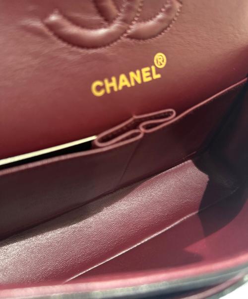 CHANEL（シャネル）CHANEL (シャネル) マトラッセ23/Wフラップチェーンショルダーバッグ ブラック×ゴールド金具 サイズ:23の古着・服飾アイテム