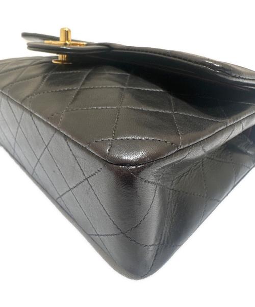 CHANEL（シャネル）CHANEL (シャネル) マトラッセ23/Wフラップチェーンショルダーバッグ ブラック×ゴールド金具 サイズ:23の古着・服飾アイテム