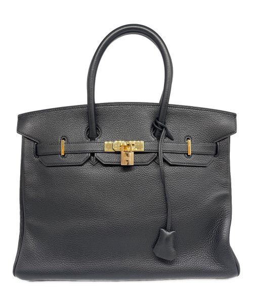 HERMES（エルメス）HERMES (エルメス) バーキン 35/ゴールド金具/トゴ/ブラック/▢C刻印 ブラック サイズ:35の古着・服飾アイテム