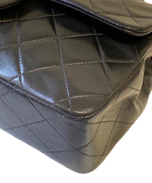 CHANEL（シャネル）CHANEL (シャネル) マトラッセ23 Wフラップマトラッセチェーンショルダーバッグ ブラック サイズ:23の古着・服飾アイテム