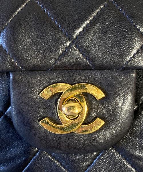 CHANEL（シャネル）CHANEL (シャネル) マトラッセ23 Wフラップマトラッセチェーンショルダーバッグ ブラック サイズ:23の古着・服飾アイテム