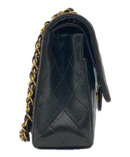 CHANEL（シャネル）CHANEL (シャネル) マトラッセ25 /Wフラップチェーンショルダーバッグ ブラック サイズ:25の古着・服飾アイテム