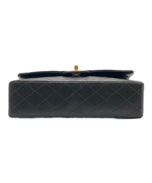 CHANEL（シャネル）CHANEL (シャネル) マトラッセ25 /Wフラップチェーンショルダーバッグ ブラック サイズ:25の古着・服飾アイテム