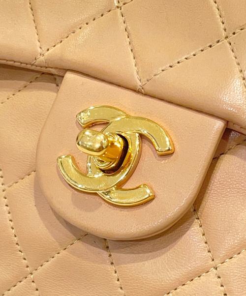 CHANEL（シャネル）CHANEL (シャネル) ミニ マトラッセ ベージュ×ゴールド サイズ:miniの古着・服飾アイテム