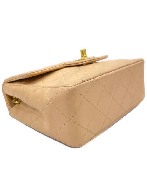 CHANEL（シャネル）CHANEL (シャネル) ミニ マトラッセ ベージュ×ゴールド サイズ:miniの古着・服飾アイテム