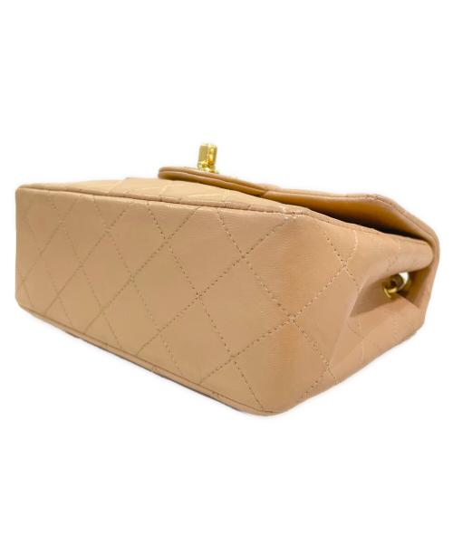 CHANEL（シャネル）CHANEL (シャネル) ミニ マトラッセ ベージュ×ゴールド サイズ:miniの古着・服飾アイテム