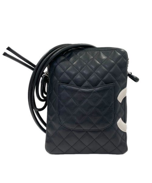 CHANEL（シャネル）CHANEL (シャネル) ココマーク ミディアムポシェット ブラック×ホワイト サイズ:-の古着・服飾アイテム