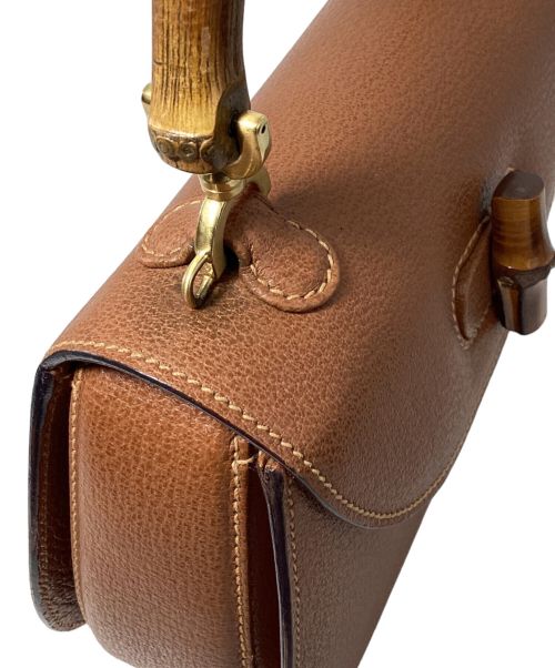 GUCCI（グッチ）GUCCI (グッチ) Gucci Bamboo Small Top Handle Bag（グッチバンブー スモール/トップハンドルバッグ） ブラウン サイズ:-の古着・服飾アイテム