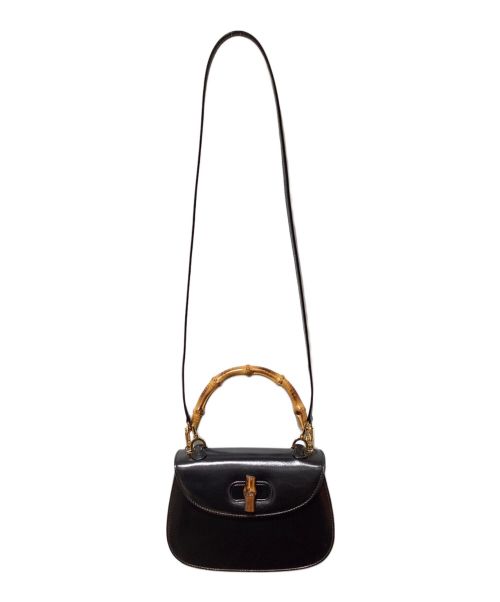 GUCCI（グッチ）GUCCI (グッチ) Gucci Bamboo Small Top Handle Bag（グッチバンブー スモール/トップハンドルバッグ） ブラック サイズ:-の古着・服飾アイテム