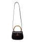 中古・古着 GUCCI (グッチ) Gucci Bamboo Small Top Handle Bag（グッチバンブー スモール/トップハンドルバッグ） ブラック サイズ:-：150000円