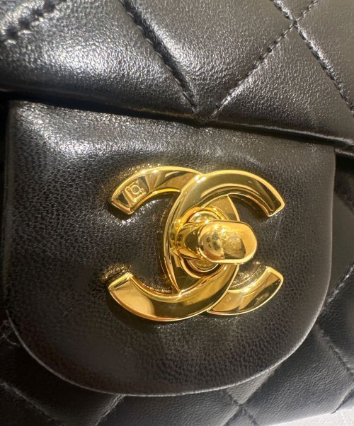 CHANEL（シャネル）CHANEL (シャネル) マトラッセ25 ブラック×ゴールド金具 サイズ:25の古着・服飾アイテム