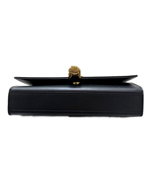 Saint Laurent Paris（サンローランパリ）Saint Laurent Paris (サンローランパリ) クラシックケイト チェーンショルダーバッグ ブラック×ゴールド金具の古着・服飾アイテム