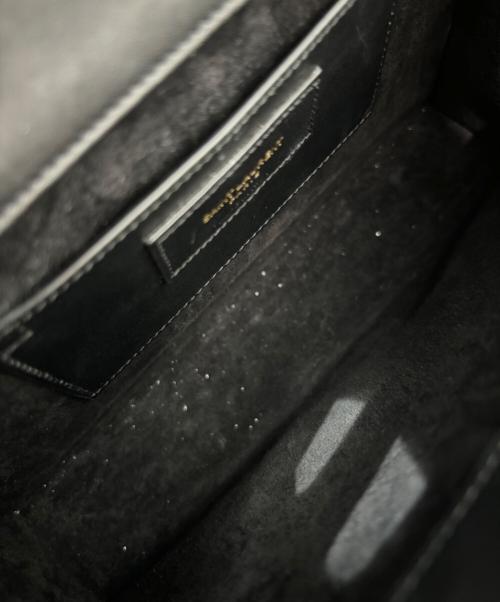 Saint Laurent Paris（サンローランパリ）Saint Laurent Paris (サンローランパリ) クラシックケイト チェーンショルダーバッグ ブラック×ゴールド金具の古着・服飾アイテム