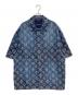 LOUIS VUITTON（ルイ ヴィトン）の古着「モノグラムショートスリーブシャンブレーシャツ」｜インディゴ