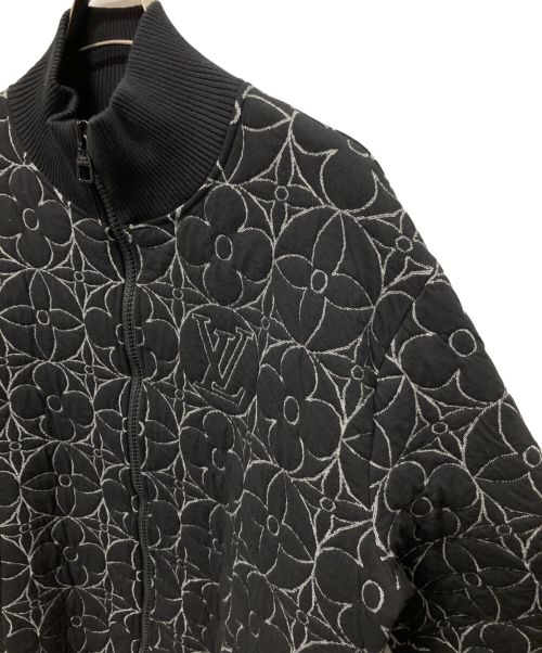 LOUIS VUITTON（ルイ ヴィトン）LOUIS VUITTON (ルイ ヴィトン) ジップスルーモノグラムフラワーブルゾン ブラック サイズ:XXLの古着・服飾アイテム
