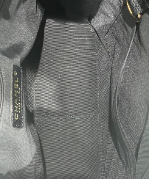 CHANEL（シャネル）CHANEL (シャネル) PSTトートバッグ ブラック×ゴールド金具 サイズ:-の古着・服飾アイテム
