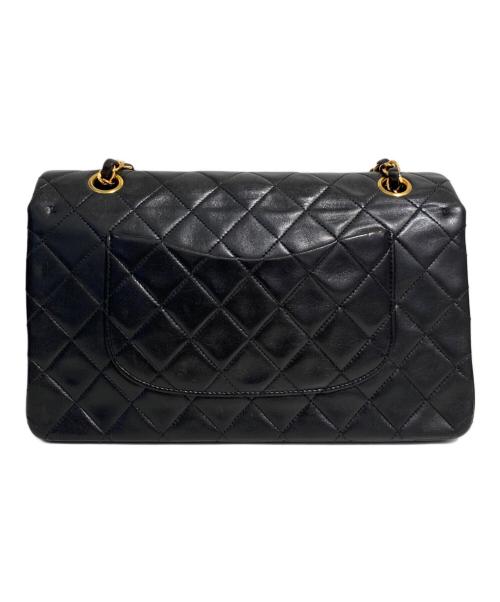 CHANEL（シャネル）CHANEL (シャネル) マトラッセ 25 Wフラップチェーンショルダーバッグ ブラック サイズ:25の古着・服飾アイテム