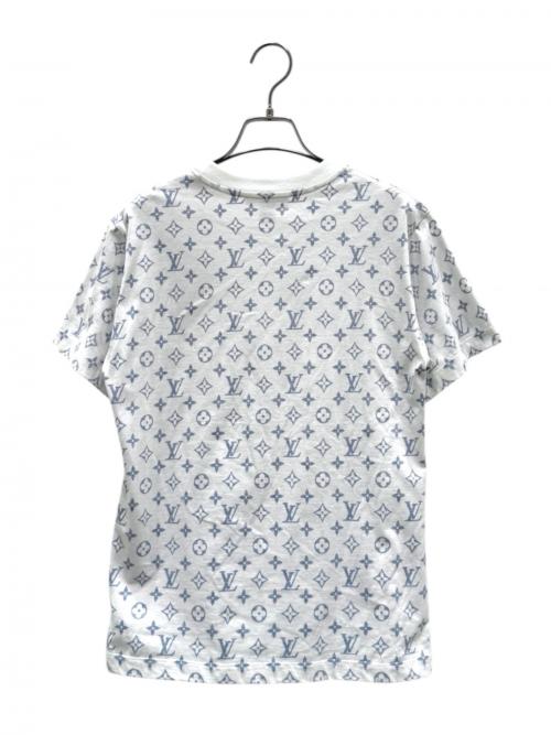 LOUIS VUITTON（ルイ ヴィトン）LOUIS VUITTON (ルイ ヴィトン) LVエスカルプリンテッドTシャツ ホワイト×ブルー サイズ:Ｓの古着・服飾アイテム