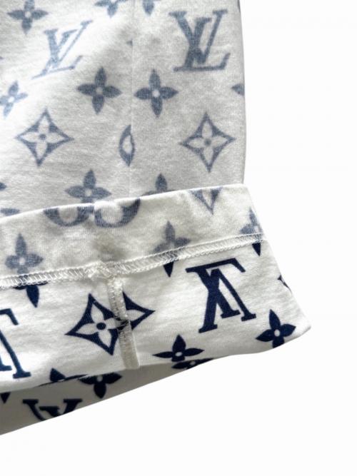 LOUIS VUITTON（ルイ ヴィトン）LOUIS VUITTON (ルイ ヴィトン) LVエスカルプリンテッドTシャツ ホワイト×ブルー サイズ:Ｓの古着・服飾アイテム