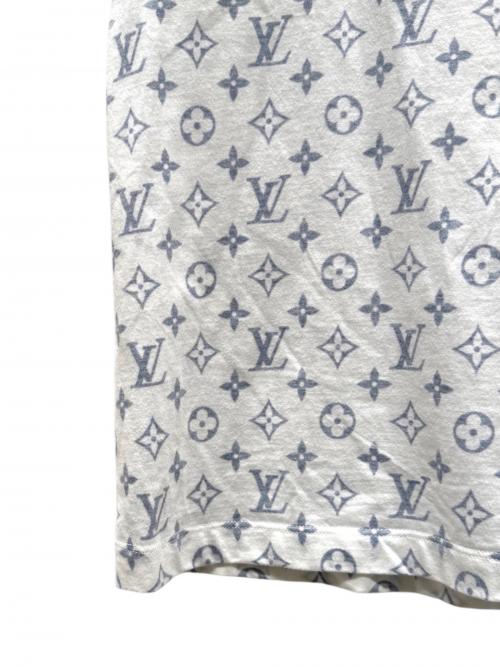 LOUIS VUITTON（ルイ ヴィトン）LOUIS VUITTON (ルイ ヴィトン) LVエスカルプリンテッドTシャツ ホワイト×ブルー サイズ:Ｓの古着・服飾アイテム