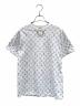 LOUIS VUITTON（ルイ ヴィトン）の古着「LVエスカルプリンテッドTシャツ」｜ホワイト×ブルー