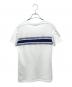Christian Dior (クリスチャン ディオール) シグネチャーロゴTシャツ ホワイト×ネイビー サイズ:S：30000円