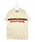 GUCCI（グッチ）の古着「BOUTIQUEプリントTシャツ」｜アイボリー
