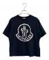 MONCLER（モンクレール）の古着「ロゴプリントTシャツ」｜ブラック