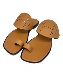 HERMES（エルメス）の古着「サンダル 《ヘラ》」｜ブラウン