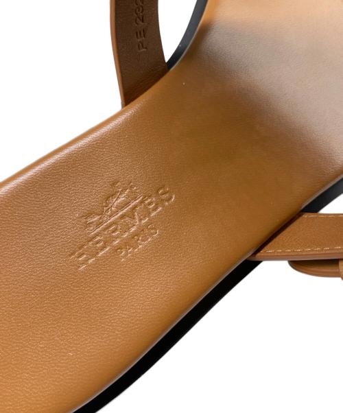 HERMES（エルメス）HERMES (エルメス) サンダル 《ヘラ》 ブラウン サイズ:36の古着・服飾アイテム