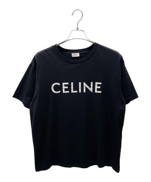 CELINE（セリーヌ）CELINE (セリーヌ) ルーズ Tシャツ ブラック サイズ:Mの古着・服飾アイテム