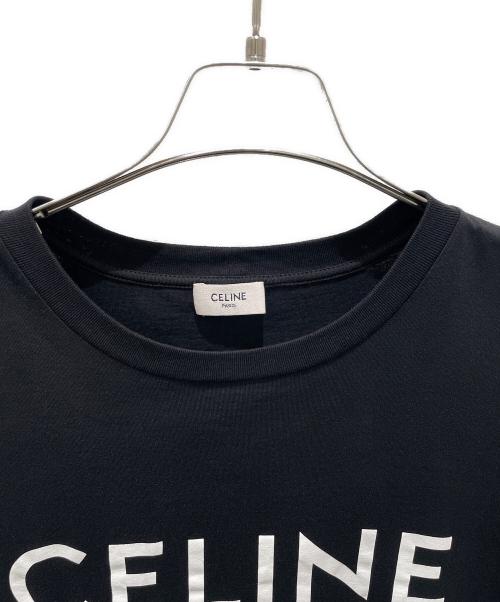 CELINE（セリーヌ）CELINE (セリーヌ) ルーズ Tシャツ ブラック サイズ:Mの古着・服飾アイテム