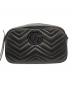 GUCCI（グッチ）の古着「レザーチェーンショルダーバッグ」｜ブラック