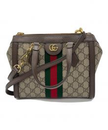 GUCCI（グッチ）の古着「GGスプリーム/オフディア/ショルダーバッグ」｜ベージュ