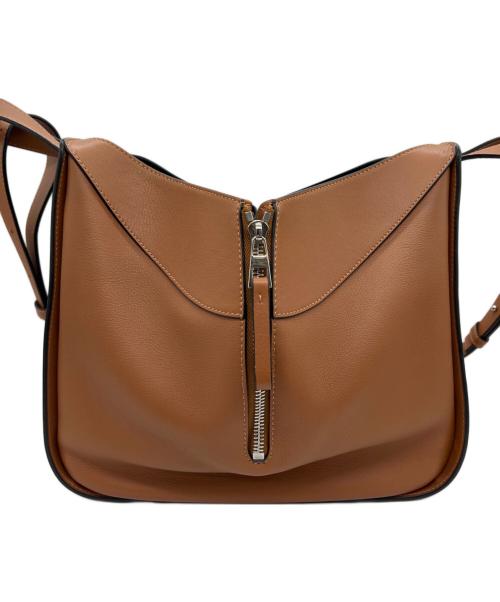 LOEWE（ロエベ）LOEWE (ロエベ) ショルダーバッグ　ハンモックスモール ブラウンの古着・服飾アイテム