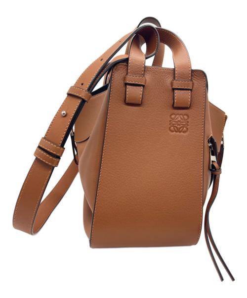 LOEWE（ロエベ）LOEWE (ロエベ) ショルダーバッグ　ハンモックスモール ブラウンの古着・服飾アイテム