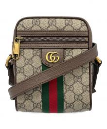 GUCCI（グッチ）の古着「GGスプリーム/オフディア/ショルダーバッグ」｜ベージュ