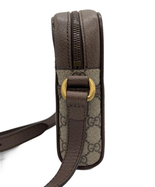 GUCCI（グッチ）GUCCI (グッチ) GGスプリーム/オフディア/ショルダーバッグ ベージュの古着・服飾アイテム
