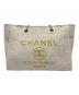 CHANEL（シャネル）の古着「トートバッグ　ドーヴィルMM」｜ベージュ
