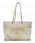 CHANEL (シャネル) トートバッグ　ドーヴィルMM ベージュ：390000円