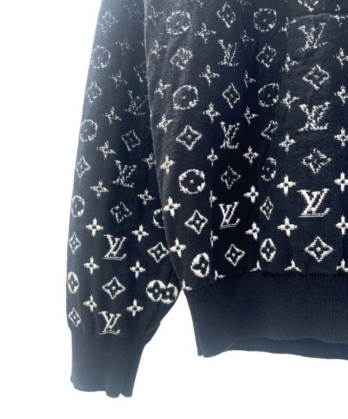 LOUIS VUITTON（ルイ ヴィトン）LOUIS VUITTON (ルイ ヴィトン) 22AW モノグラム グラディエント フーディ ブラック サイズ:Ｌの古着・服飾アイテム