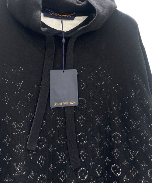 LOUIS VUITTON（ルイ ヴィトン）LOUIS VUITTON (ルイ ヴィトン) 22AW モノグラム グラディエント フーディ ブラック サイズ:Ｌの古着・服飾アイテム